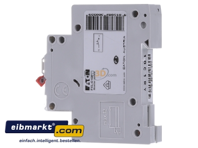 Ansicht rechts Eaton (Installation) PXL-C10/1 LS-Schalter m.Beschrift. C 10A, 1p 