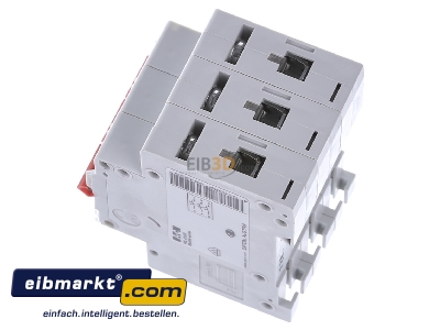 View top right Eaton (Installation) PXL-C10/3 Miniature circuit breaker 3-p C10A
