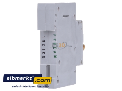 Back view Eaton (Installation) PXL-C13/1 Miniature circuit breaker 1-p C13A
