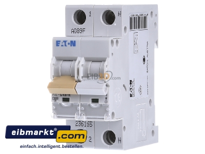 Front view Eaton (Installation) PXL-C13/1N Miniature circuit breaker 1-p C13A 
