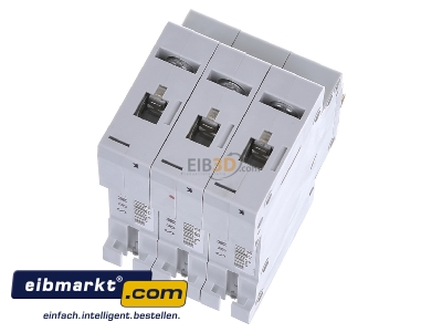 Top rear view Eaton (Installation) PXL-C13/3 Miniature circuit breaker 3-p C13A
