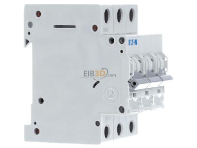 View on the left Eaton PXL-C16/3 Miniature circuit breaker 3-p C16A 
