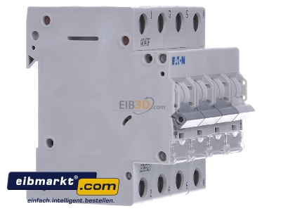 Ansicht links Eaton (Installation) PXL-C16/3N LS-Schalter m.Beschrift. C 16A, 3p+N 