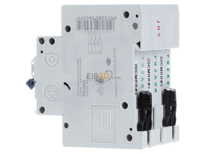 Ansicht rechts Eaton PXL-C20/3 LS-Schalter m.Beschrift. C 20A, 3p 