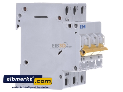 Ansicht links Eaton (Installation) PXL-C25/3 LS-Schalter m.Beschrift. C 25A, 3p 