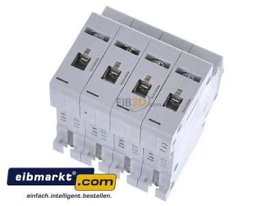 Ansicht oben hinten Eaton (Installation) PXL-C25/3N LS-Schalter m.Beschrift. C 25A, 3p+N 