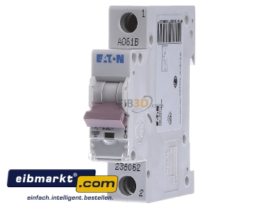 Front view Eaton (Installation) PXL-C32/1 Miniature circuit breaker 1-p C32A 

