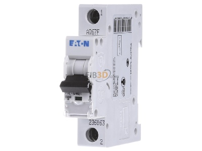Front view Eaton PXL-C40/1 Miniature circuit breaker 1-p C40A 
