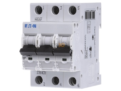 Frontansicht Eaton PXL-C40/3 LS-Schalter m.Beschrift. C 40A, 3p 