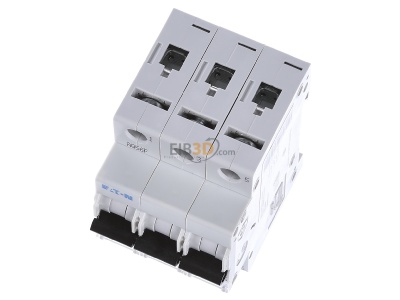 Ansicht oben vorne Eaton PXL-C40/3 LS-Schalter m.Beschrift. C 40A, 3p 