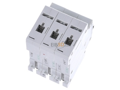 Ansicht oben hinten Eaton PXL-C40/3 LS-Schalter m.Beschrift. C 40A, 3p 