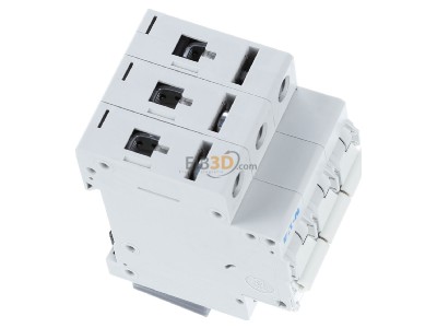 Ansicht oben links Eaton PXL-C50/3 LS-Schalter m.Beschrift. C 50A, 3p 