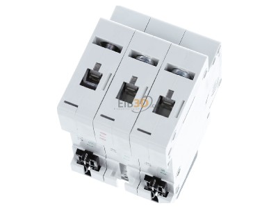 Ansicht oben hinten Eaton PXL-C50/3 LS-Schalter m.Beschrift. C 50A, 3p 