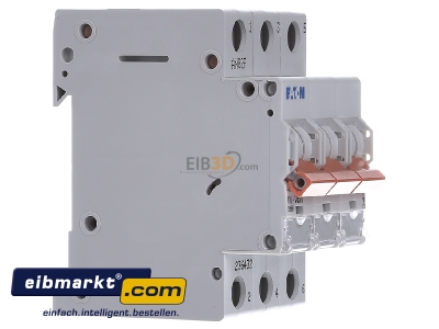 Ansicht links Eaton (Installation) PXL-C63/3 LS-Schalter m.Beschrift. C 63A, 3p 
