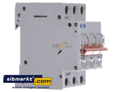 View on the left Eaton (Installation) PXL-C63/3 Miniature circuit breaker 3-p C63A
