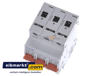 View up front Eaton (Installation) PXL-C63/3 Miniature circuit breaker 3-p C63A
