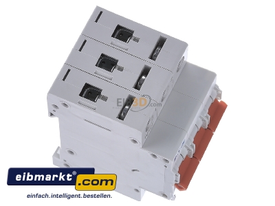 Ansicht oben links Eaton (Installation) PXL-C63/3 LS-Schalter m.Beschrift. C 63A, 3p 