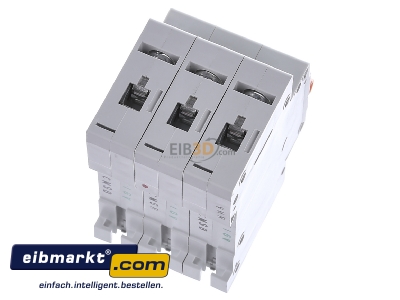 Top rear view Eaton (Installation) PXL-C63/3 Miniature circuit breaker 3-p C63A
