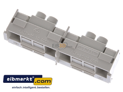 Ansicht oben hinten Hensel KV FC 04 PE-und N-Klemme_