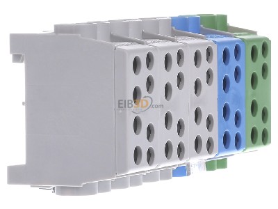 View on the left Hager KH45A Power distribution block (rail mount) 
