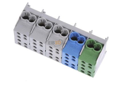 View up front Hager KH45A Power distribution block (rail mount) 
