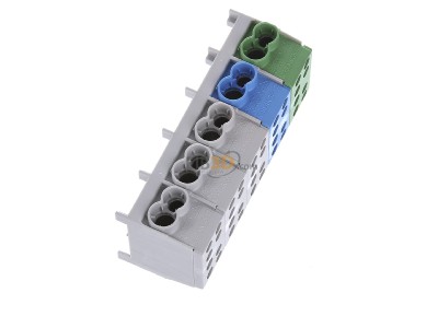 View top left Hager KH45A Power distribution block (rail mount) 
