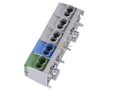 View top right Hager KH45A Power distribution block (rail mount) 
