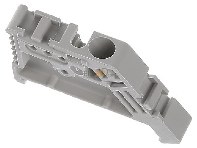 Top rear view Weidmller EW 35 GR 7032 End bracket for terminal block 
