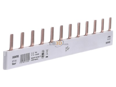 View on the left Siemens 5ST3602 Phase busbar 1-p 10mm 
