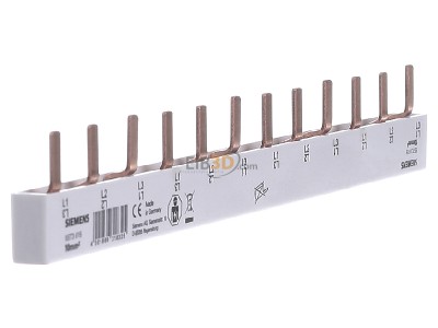 View on the left Siemens 5ST3615 Phase busbar 3-p 10mm 
