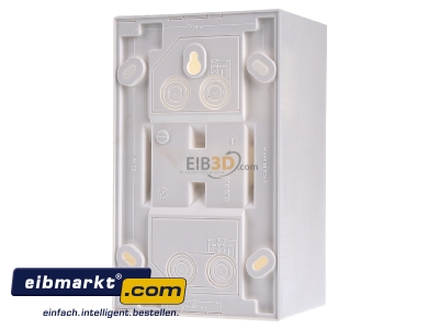 Back view Hager GD104N Surface mounted distribution board 180mm
