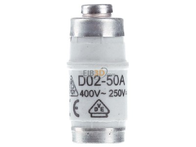 Frontansicht W�hner 01693 D0-Sicherungseinsatz 50A,D02,400AC/250DC 01 693