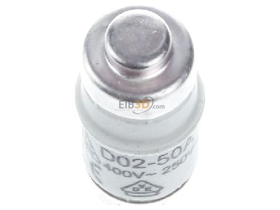 Ansicht oben vorne W�hner 01693 D0-Sicherungseinsatz 50A,D02,400AC/250DC 01 693