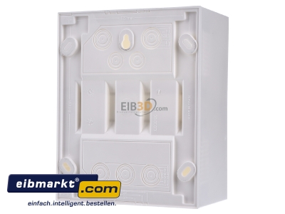 Back view Hager GD106N Surface mounted distribution board 180mm
