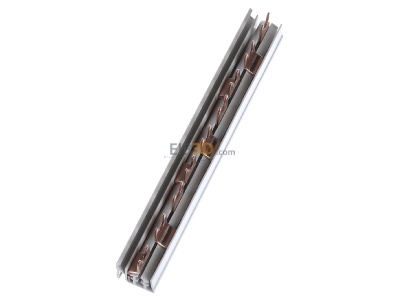 View top right Hager KDN363N Phase busbar 3-p 10mm 162mm 
