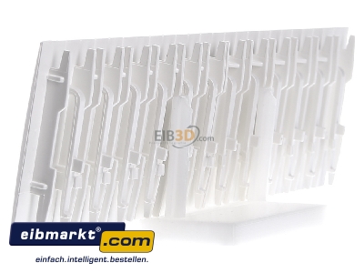 View on the right Hager ZZ35S Cover strip for distribution board 216mm 
