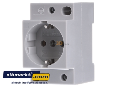 Front view Eaton (Installation) 266875 Socket outlet for distribution board
