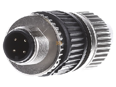 Front view Weidmller SAIS-4-IDC (0,75)M12 Circular industrial connector 
