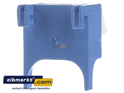 Back view Hager VZ455N (VE10) Rail terminal bar 1-p screwless clamp 
