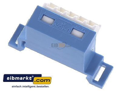 Ansicht oben hinten Hager VZ456N (VE10) N-Klemme Volta QC, fr Hutschiene VZ456N (Inhalt: 10)