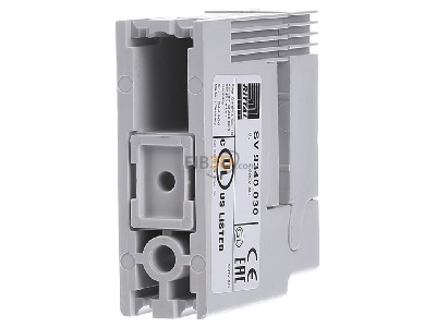 Back view Rittal SV 9340.030 (VE4) Busbar support 3-p SV 9340.030 (quantity: 4)
