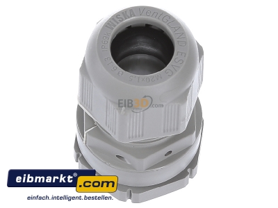 View up front Hensel KBM 20 Cable screw gland M20

