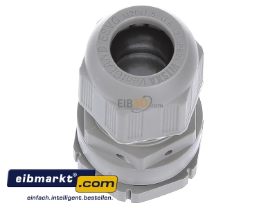 Top rear view Hensel KBM 20 Cable screw gland M20

