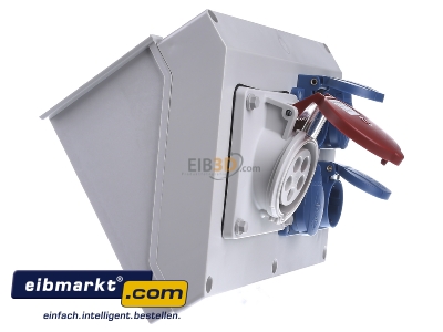 View on the left Hensel FP CB 216 CEE-Socket combination IP44
