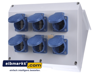 Frontansicht Hensel FP CB 218 FP Connection Box fr den Gerteeinbau 