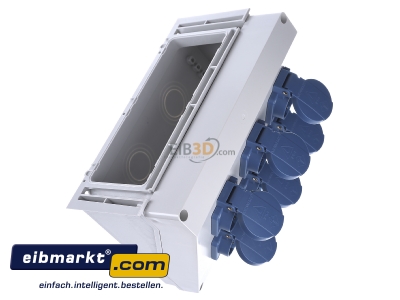 Ansicht oben links Hensel FP CB 218 FP Connection Box fr den Gerteeinbau 