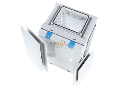 Ansicht oben vorne Hensel FP 0121 ENYSTAR-Leergehuse 216x126x136mm 