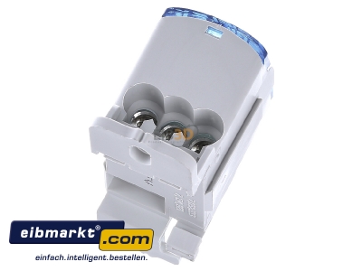Top rear view Erico UD 80A Rail terminal bar 1-p screw clamp 
