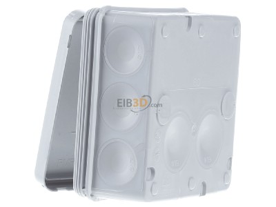 View on the right ABB AP9/G Surface mounted box 86x86mm 

