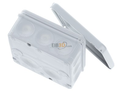 Top rear view ABB AP9/G Surface mounted box 86x86mm 
